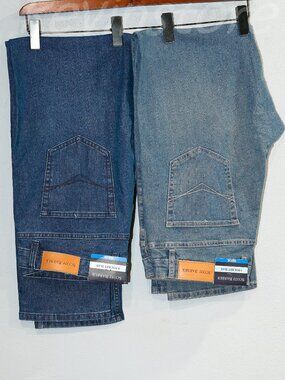 2 pairs Scott Barber Men's 5-Pocket Jeans, Price is for 2.